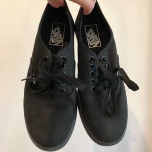 VANS Black Lace-up Sneakers